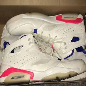 Jordan flight club 91’ pink and blue